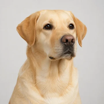 A yellow Labrador retriever